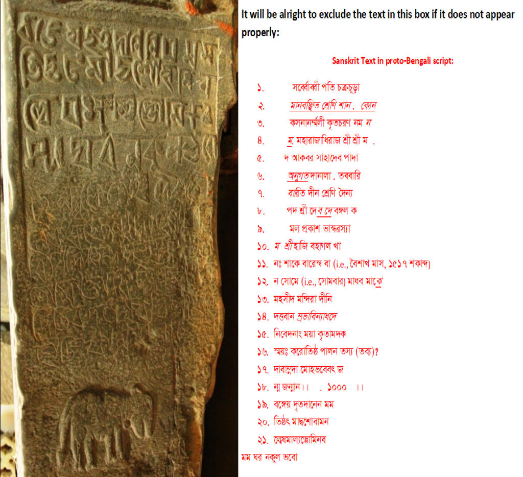 An Epigraphical Journey through Medieval Bengal